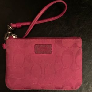 Pink Wristlet Clutch